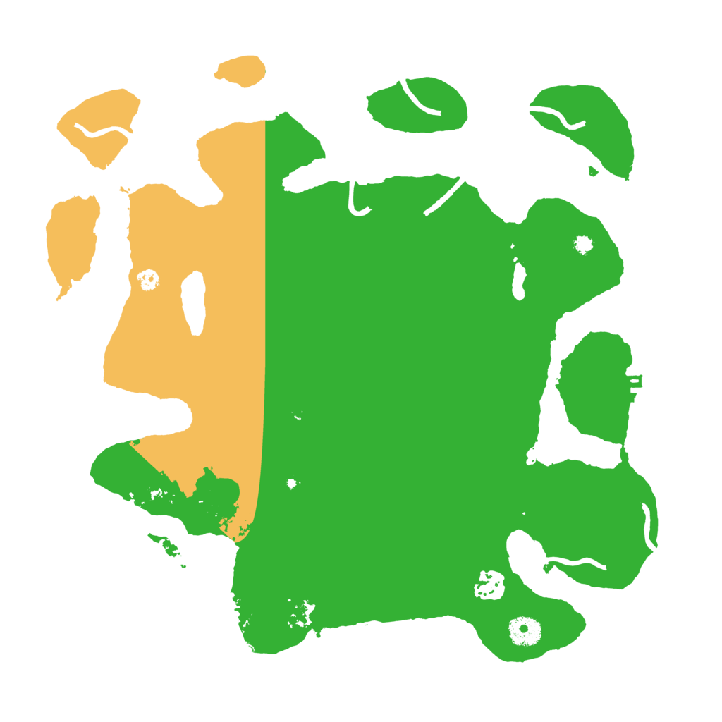 Biome Rust Map: Procedural Map, Size: 3500, Seed: 28795737