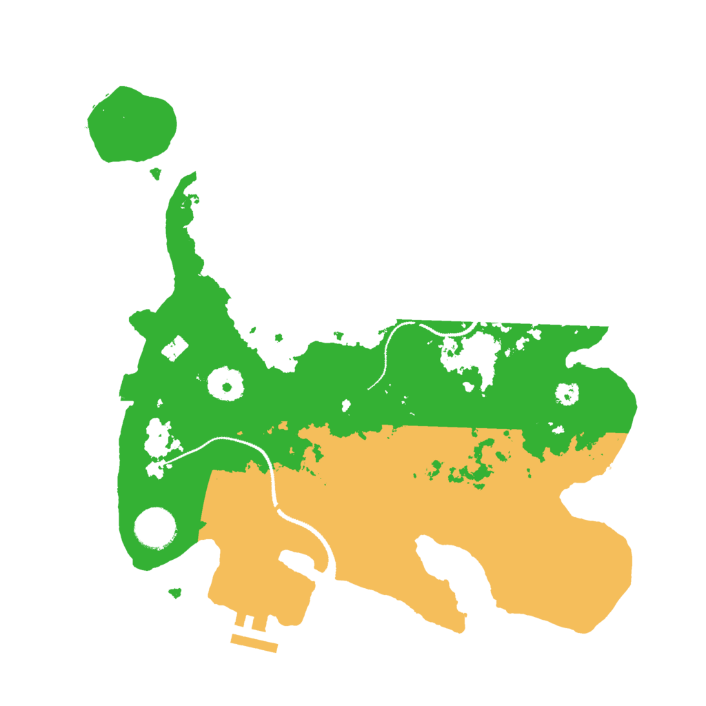 Biome Rust Map: Procedural Map, Size: 3035, Seed: 1997