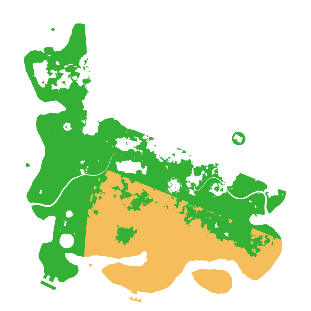 Biome Rust Map: Procedural Map, Size: 3850, Seed: 664516671