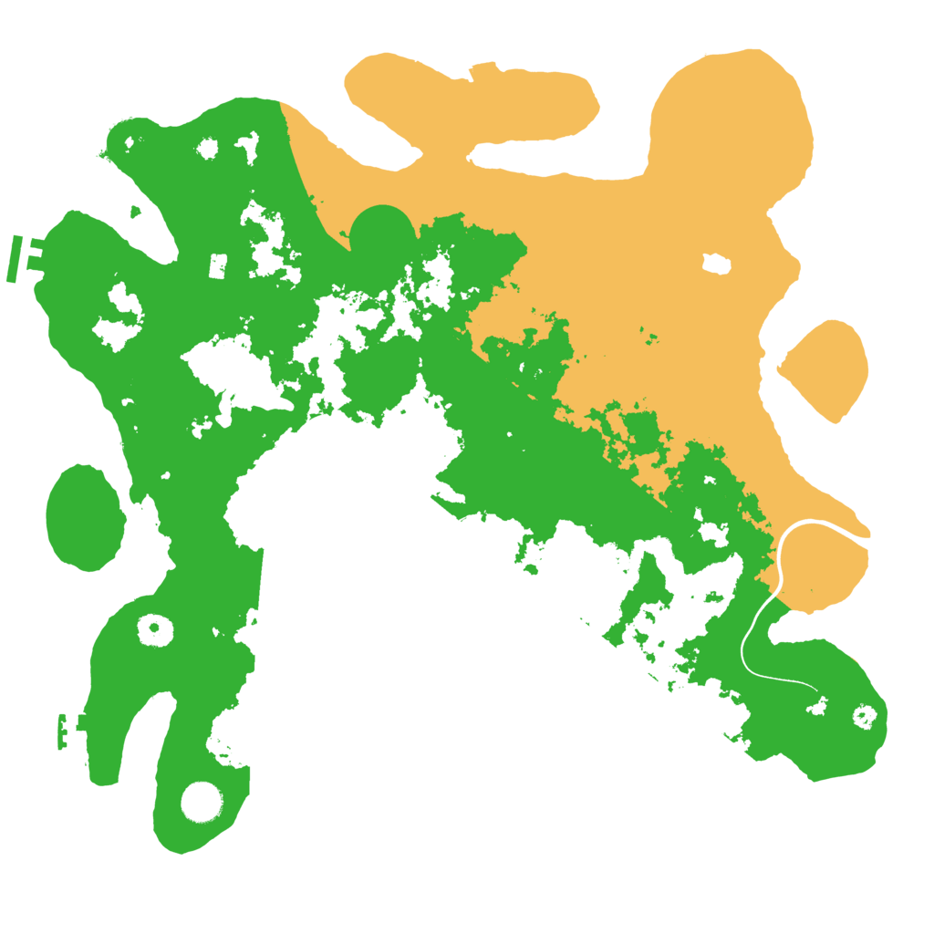 Biome Rust Map: Procedural Map, Size: 4000, Seed: 688903302