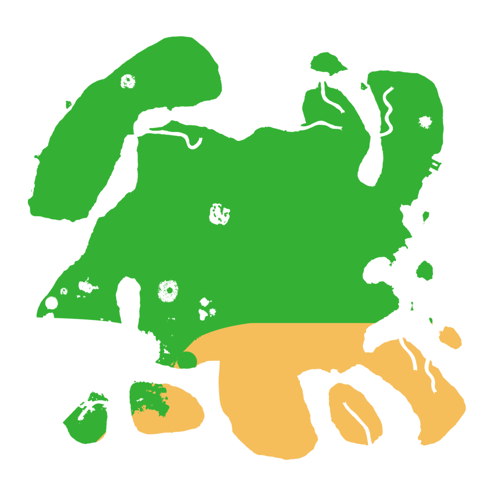 Biome Rust Map: Procedural Map, Size: 3500, Seed: 1999188537