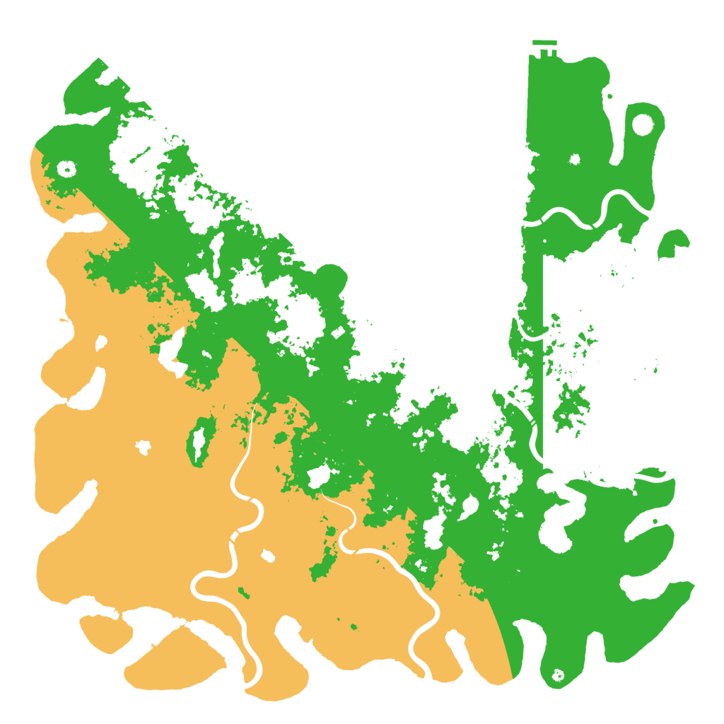 Biome Rust Map: Procedural Map, Size: 6000, Seed: 1079269366