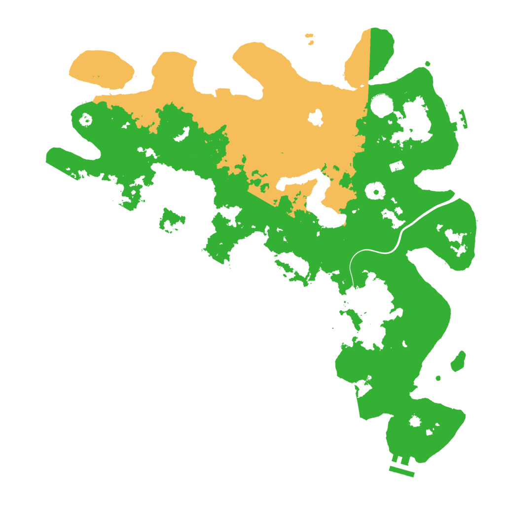 Biome Rust Map: Procedural Map, Size: 4000, Seed: 439067274