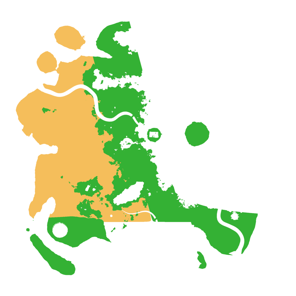 Biome Rust Map: Procedural Map, Size: 3500, Seed: 1312326225