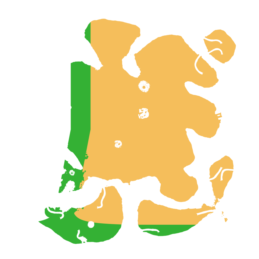 Biome Rust Map: Procedural Map, Size: 3500, Seed: 1156152550