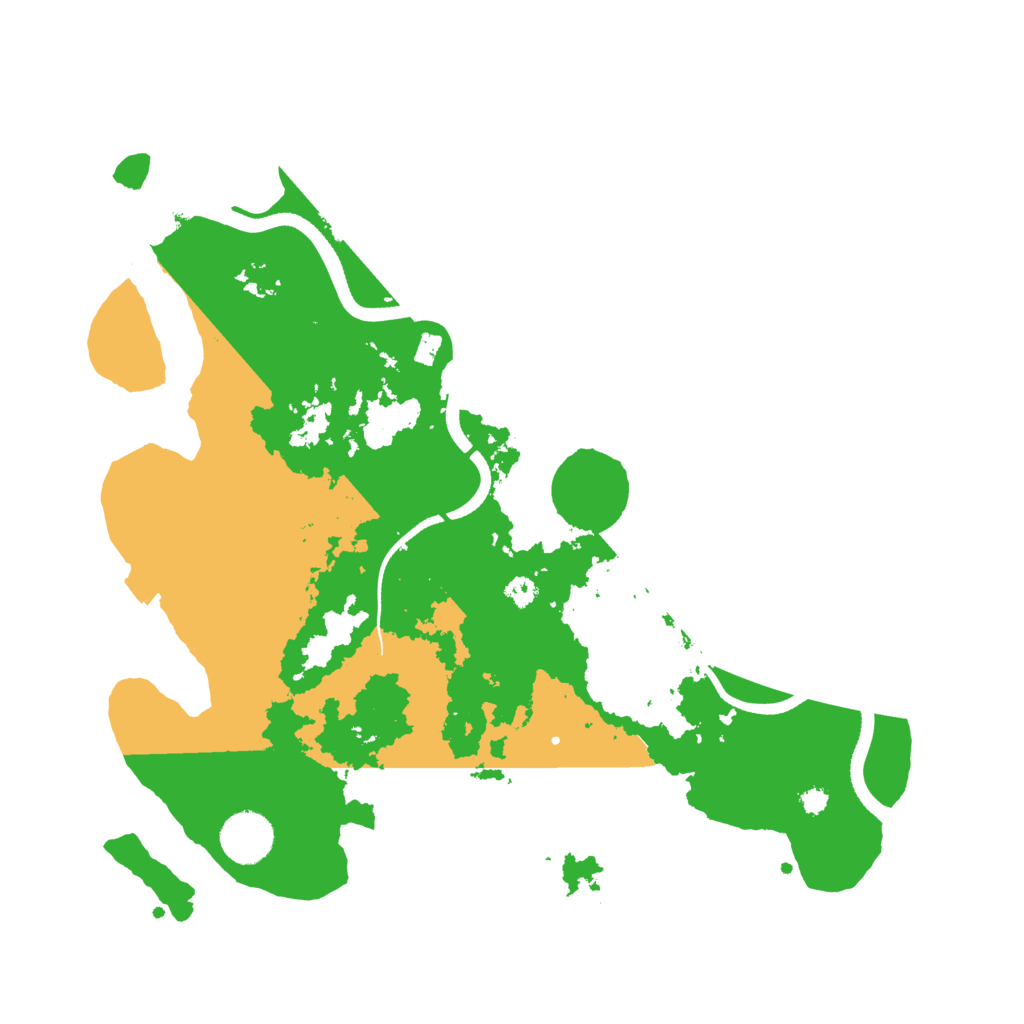 Biome Rust Map: Procedural Map, Size: 3500, Seed: 1892021