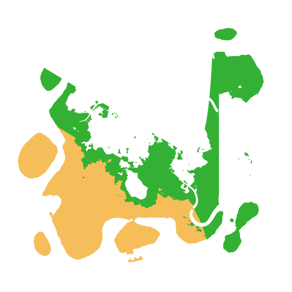 Biome Rust Map: Procedural Map, Size: 3000, Seed: 906856495