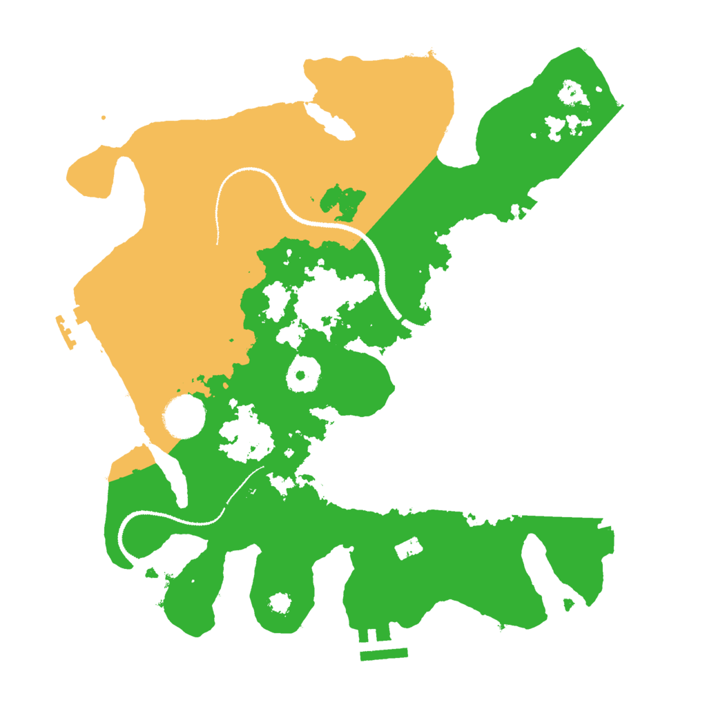 Biome Rust Map: Procedural Map, Size: 3000, Seed: 1477776663