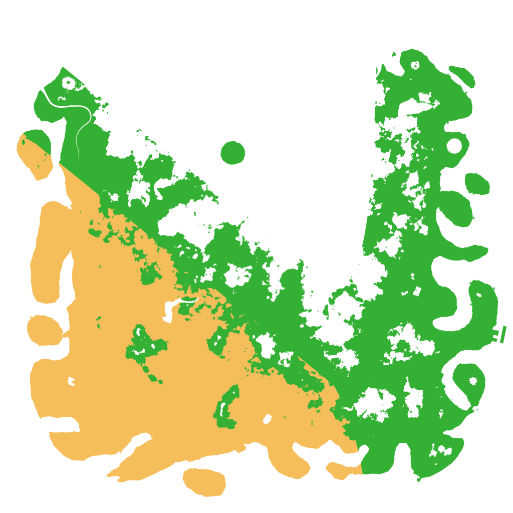 Biome Rust Map: Procedural Map, Size: 6000, Seed: 268376