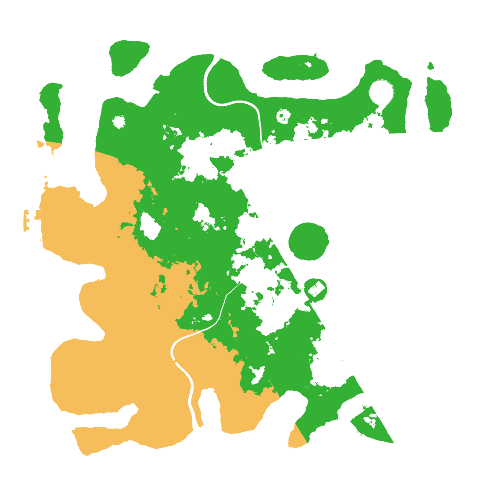 Biome Rust Map: Procedural Map, Size: 3500, Seed: 391865950