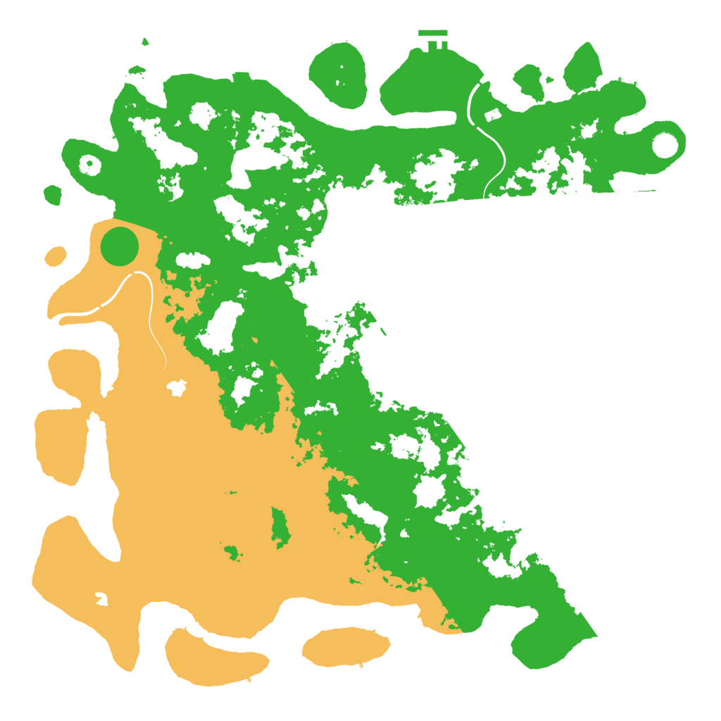 Biome Rust Map: Procedural Map, Size: 5000, Seed: 42050