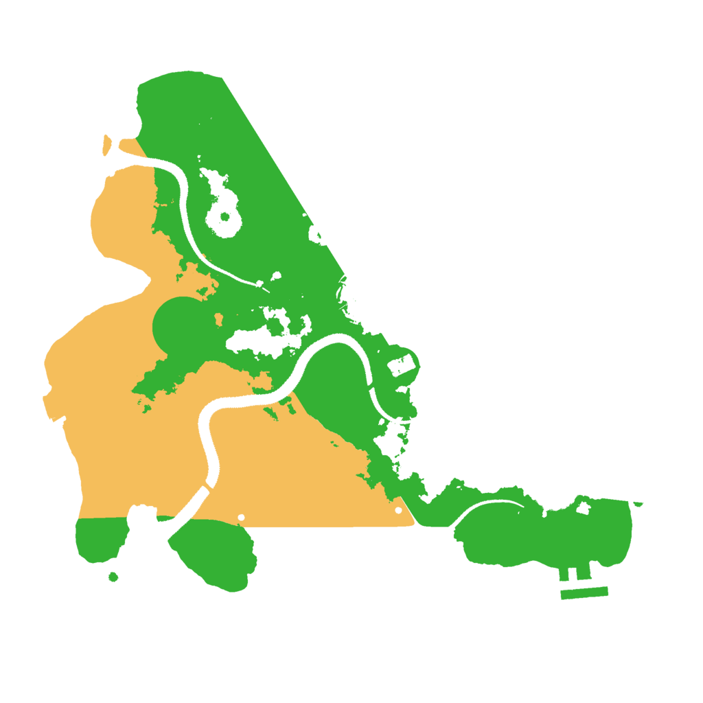 Biome Rust Map: Procedural Map, Size: 3000, Seed: 414662817