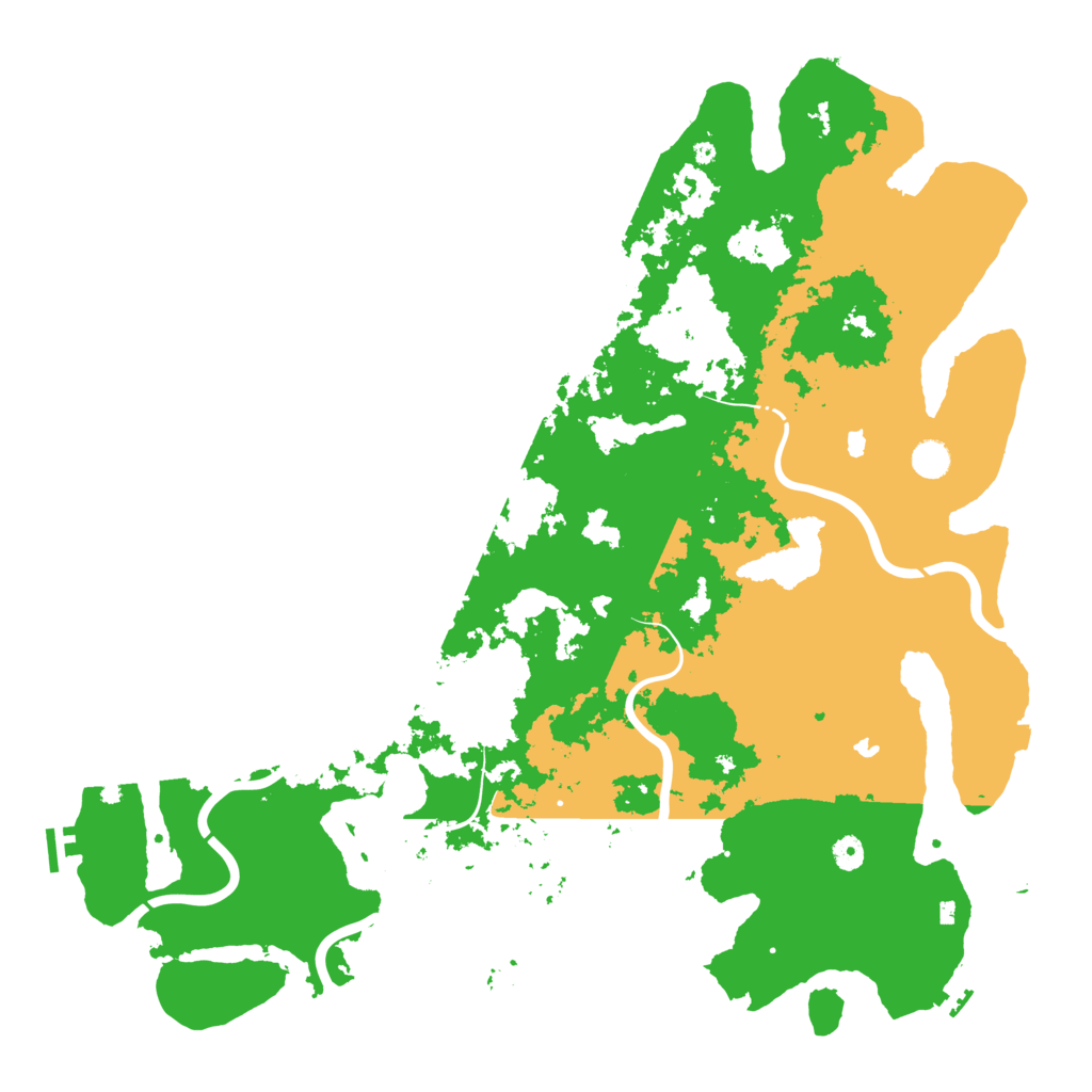 Biome Rust Map: Procedural Map, Size: 5000, Seed: 311788