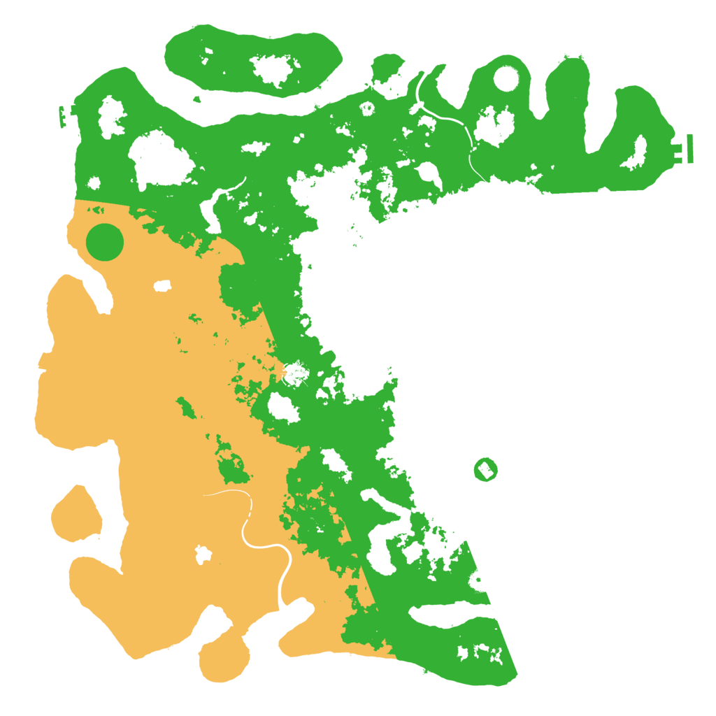 Biome Rust Map: Procedural Map, Size: 5000, Seed: 1546543