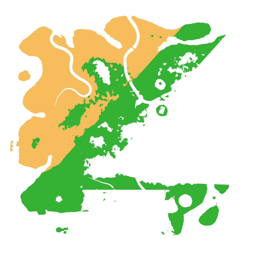 Biome Rust Map: Procedural Map, Size: 3600, Seed: 2616715