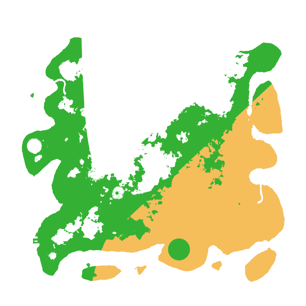 Biome Rust Map: Procedural Map, Size: 3700, Seed: 819629759