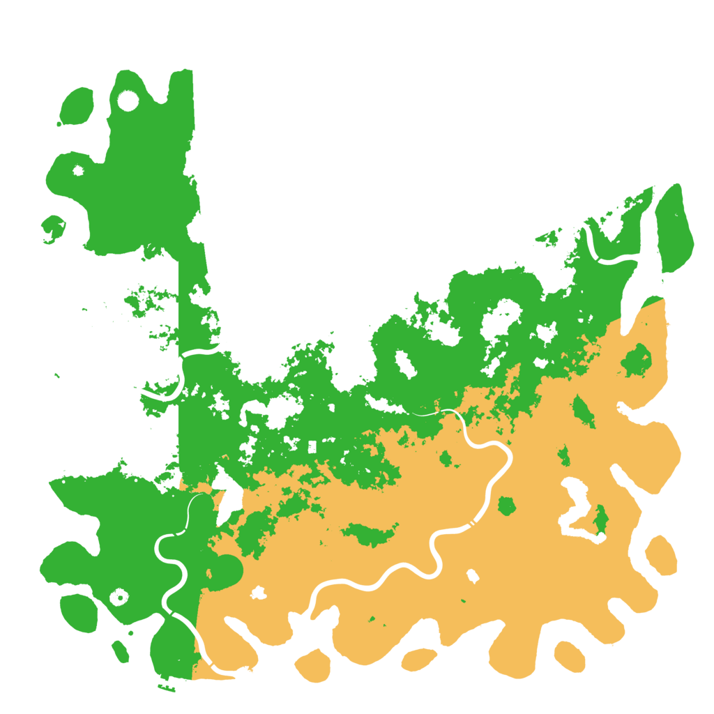 Biome Rust Map: Procedural Map, Size: 6000, Seed: 390449758