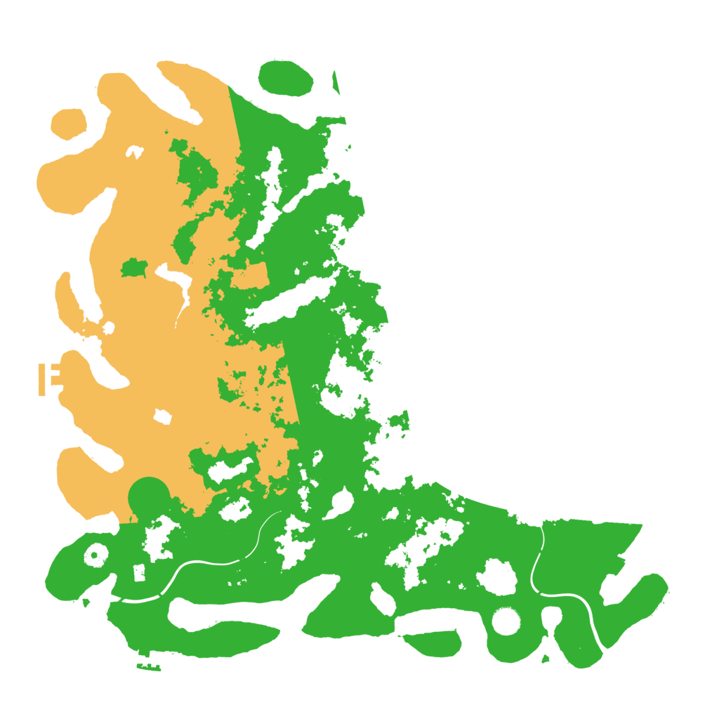 Biome Rust Map: Procedural Map, Size: 4500, Seed: 1842035672