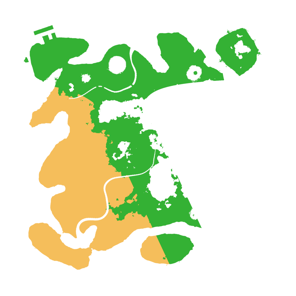 Biome Rust Map: Procedural Map, Size: 3000, Seed: 31071984