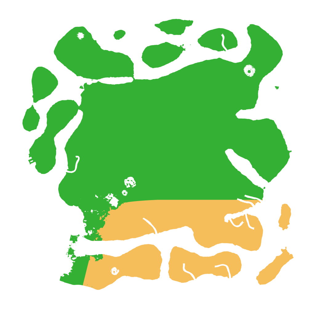 Biome Rust Map: Procedural Map, Size: 4200, Seed: 98203