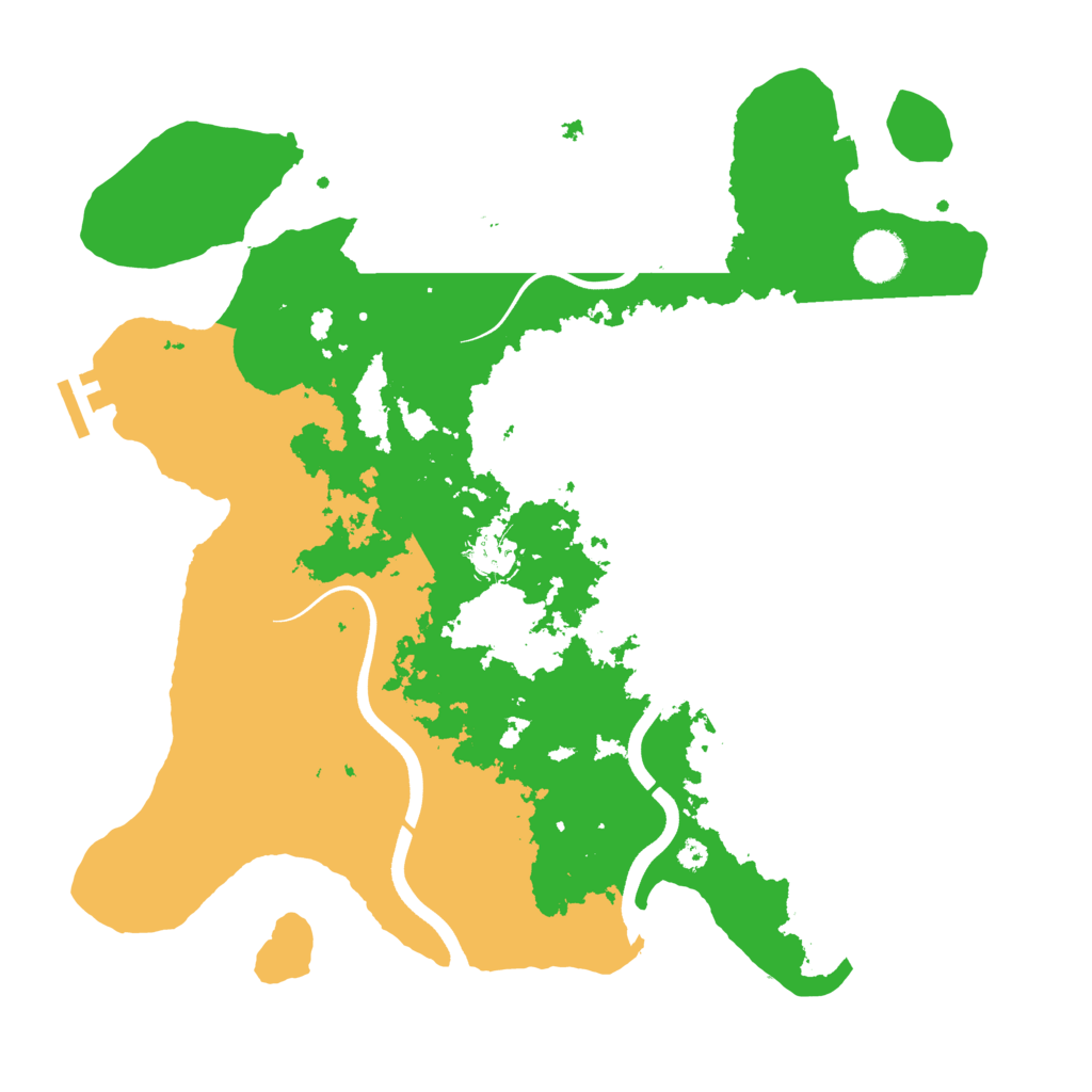 Biome Rust Map: Procedural Map, Size: 3700, Seed: 1787975521