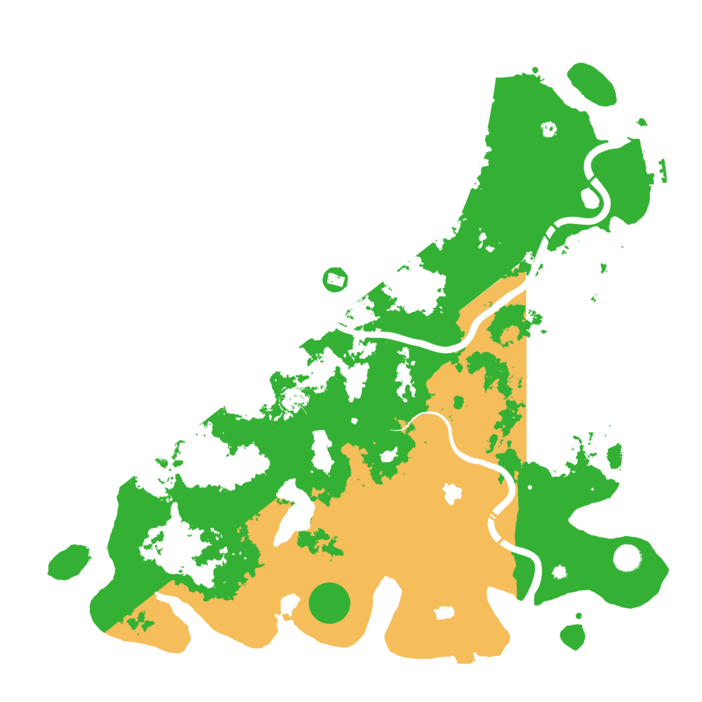 Biome Rust Map: Procedural Map, Size: 4500, Seed: 1370256845