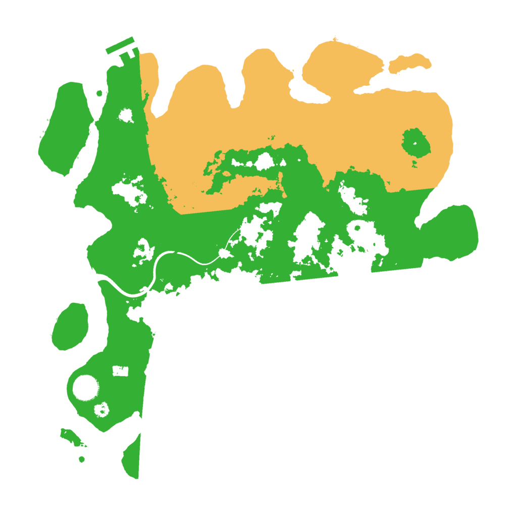 Biome Rust Map: Procedural Map, Size: 3500, Seed: 7625328