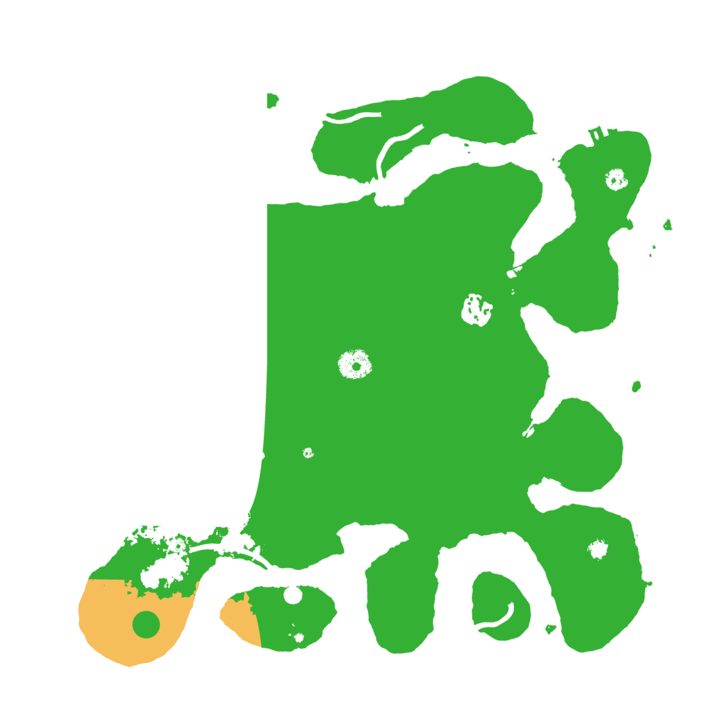 Biome Rust Map: Procedural Map, Size: 3500, Seed: 99390661