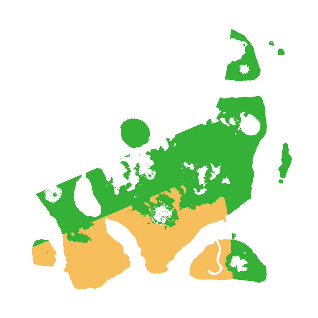 Biome Rust Map: Procedural Map, Size: 3000, Seed: 1401459090