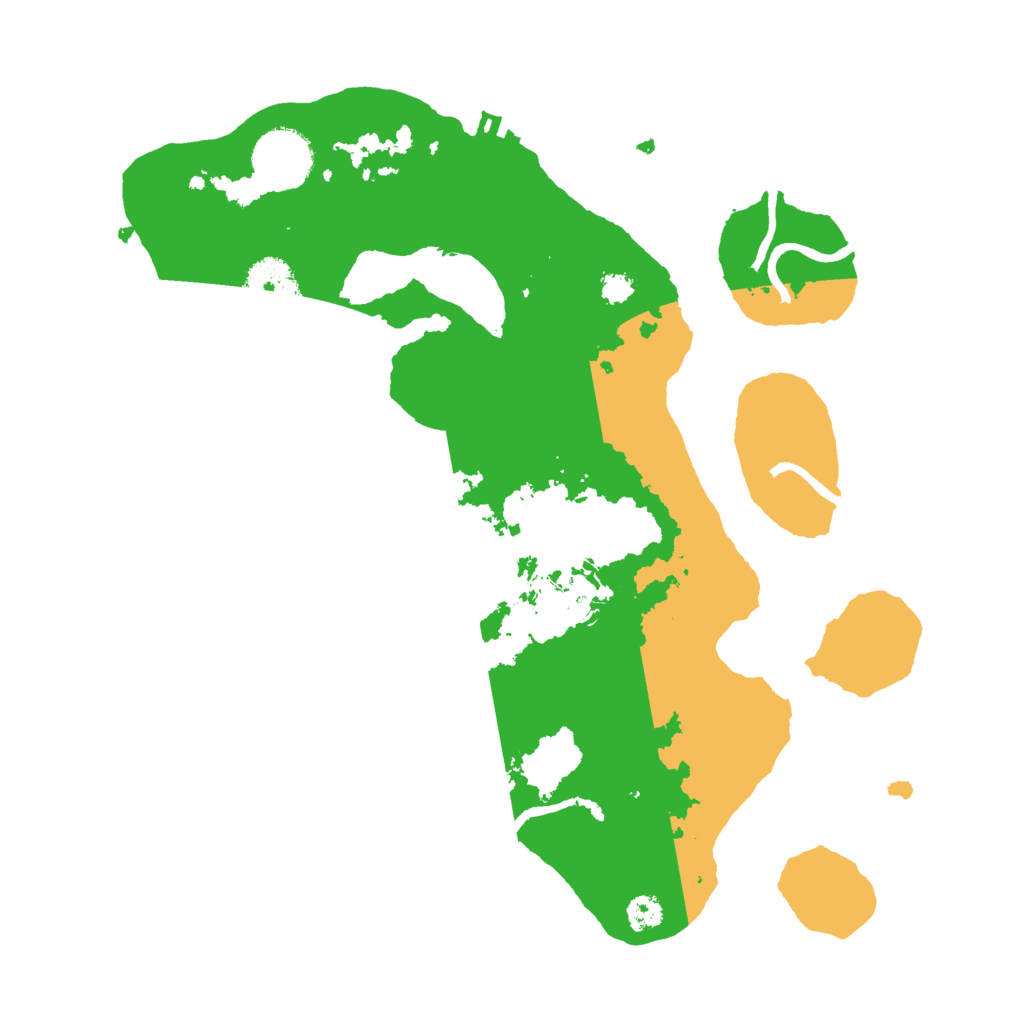 Biome Rust Map: Procedural Map, Size: 3000, Seed: 1246018018