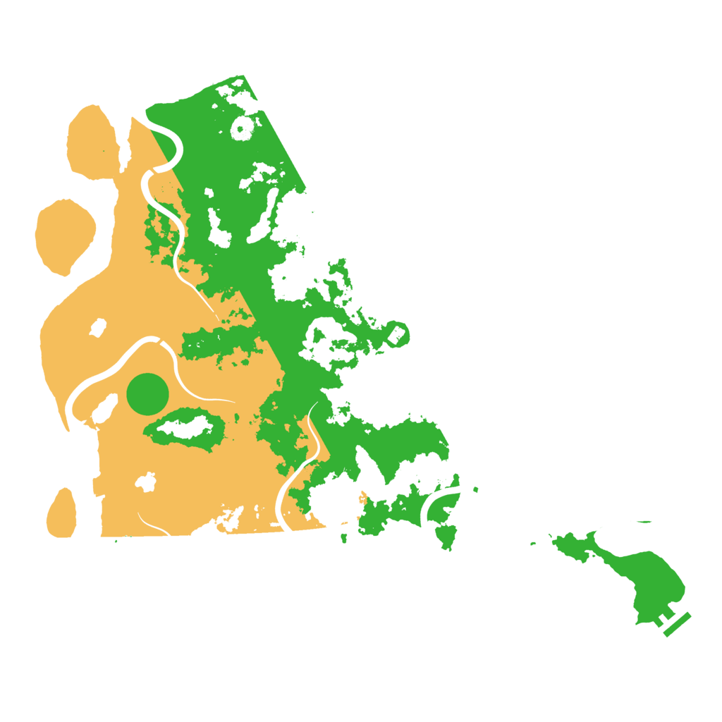 Biome Rust Map: Procedural Map, Size: 4500, Seed: 324115