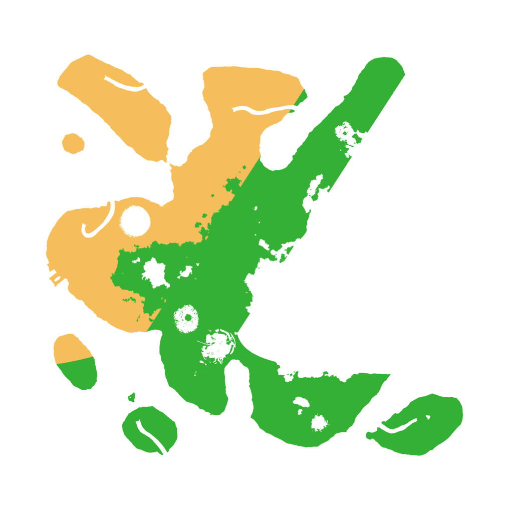 Biome Rust Map: Procedural Map, Size: 3000, Seed: 576439128