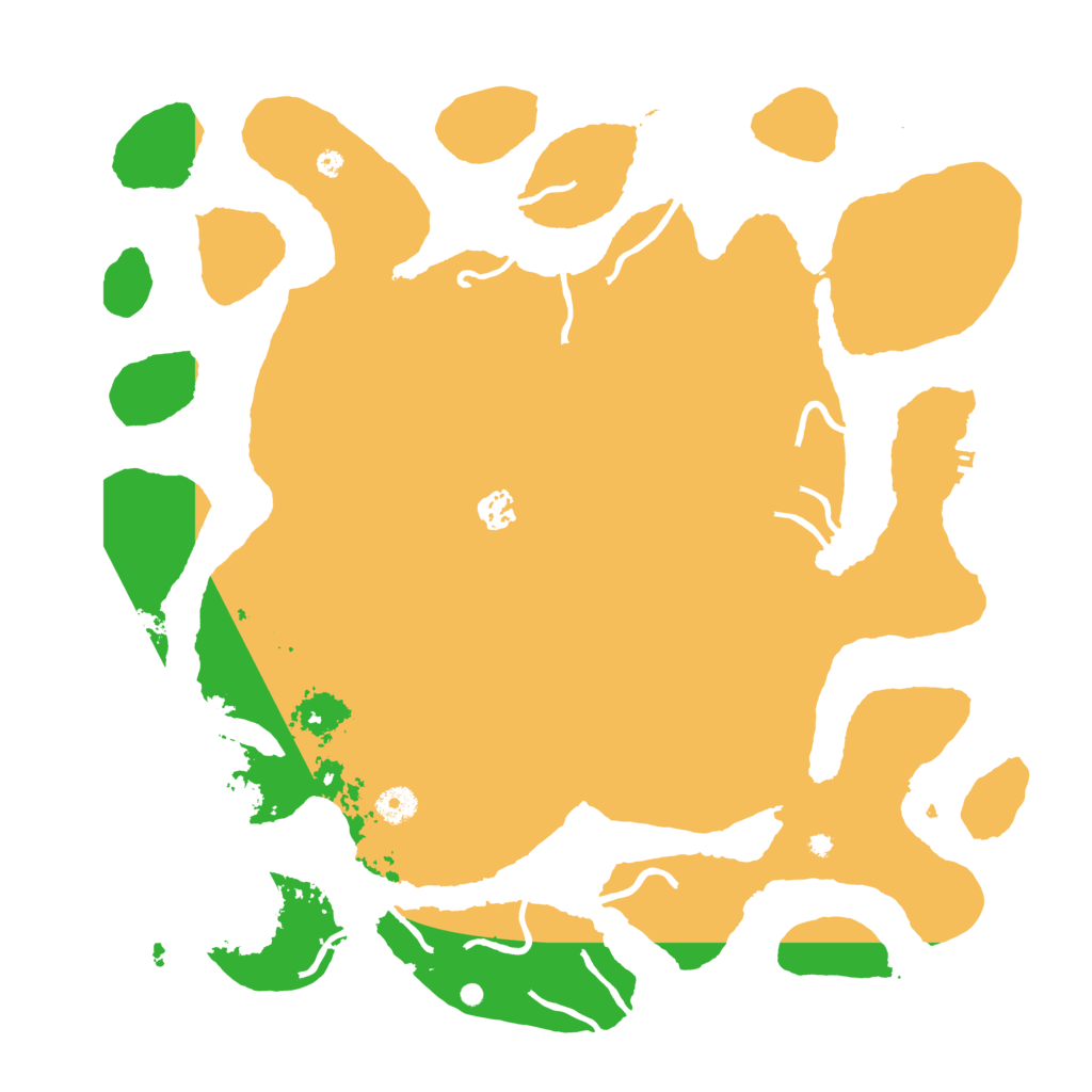 Biome Rust Map: Procedural Map, Size: 4250, Seed: 999073
