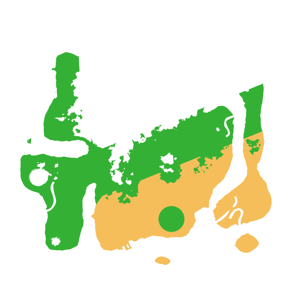 Biome Rust Map: Procedural Map, Size: 3000, Seed: 163852