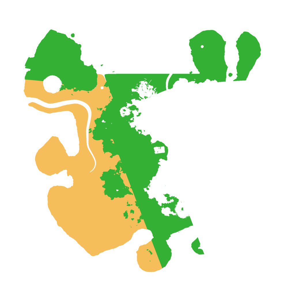 Biome Rust Map: Procedural Map, Size: 3000, Seed: 1546543