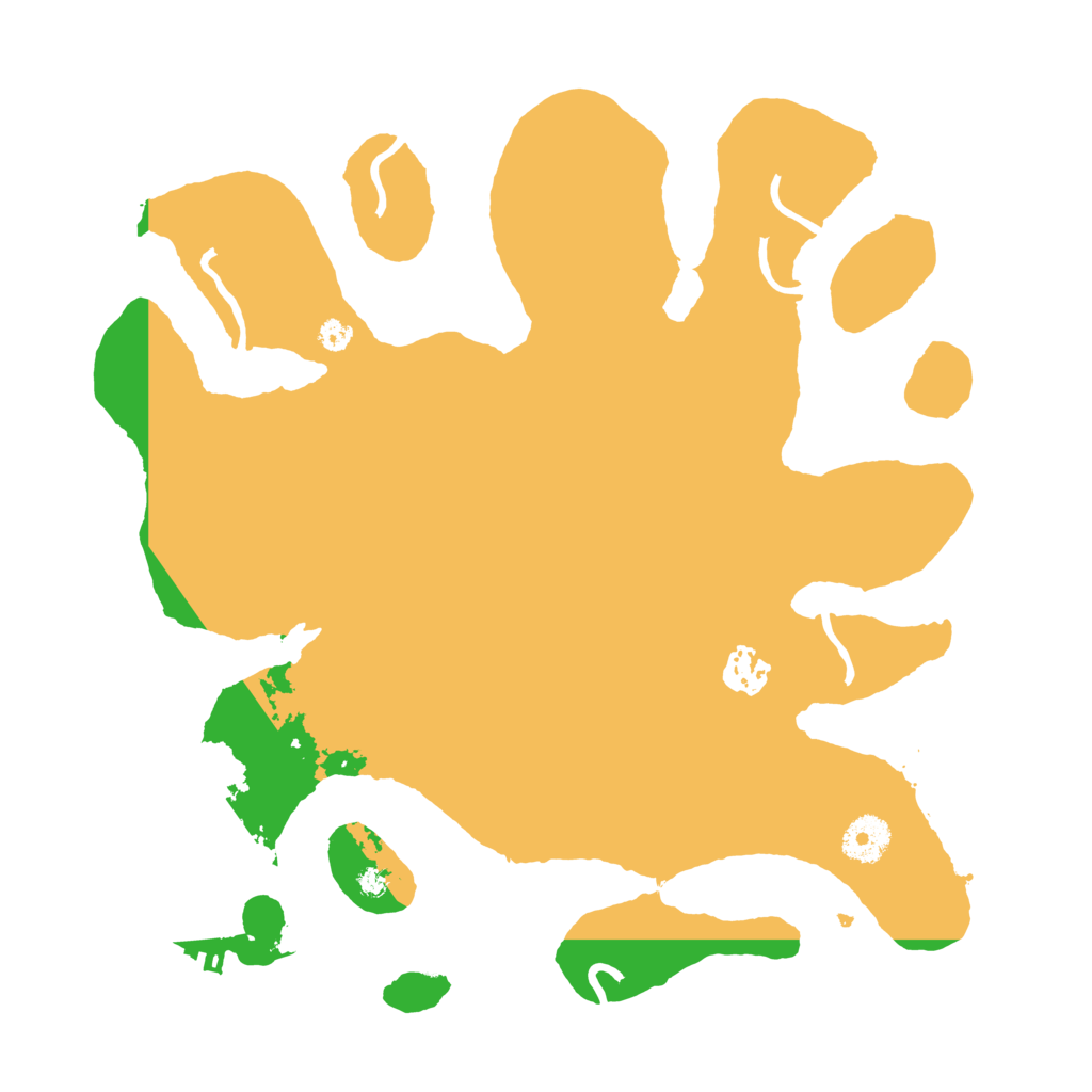 Biome Rust Map: Procedural Map, Size: 3500, Seed: 7698963