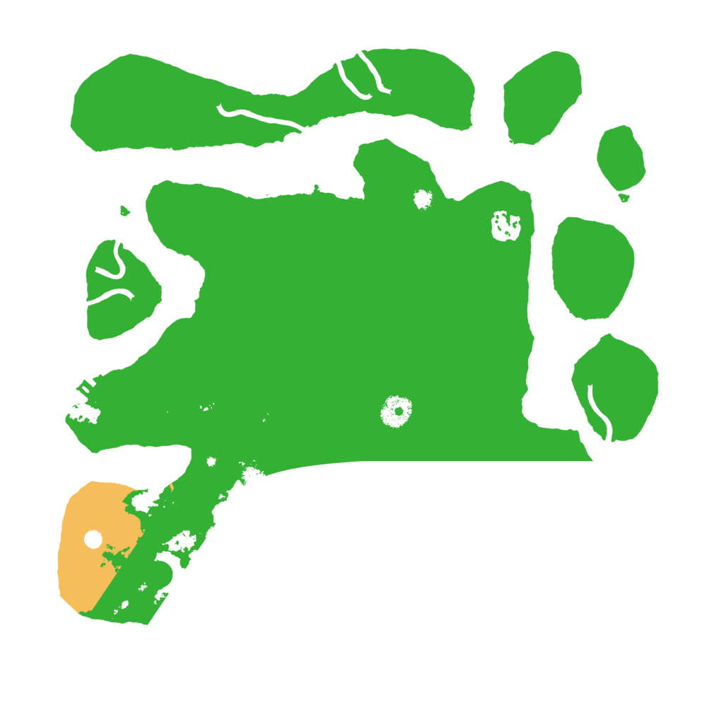 Biome Rust Map: Procedural Map, Size: 3500, Seed: 9192021