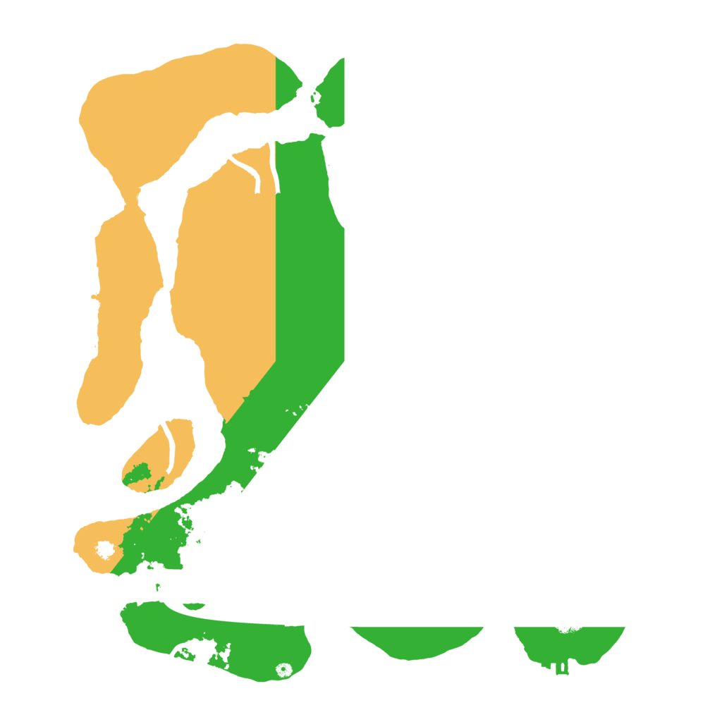 Biome Rust Map: Procedural Map, Size: 3500, Seed: 1098600653