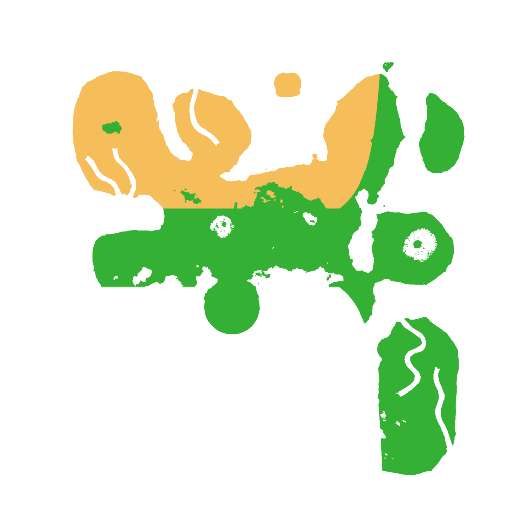 Biome Rust Map: Procedural Map, Size: 2500, Seed: 2138718227