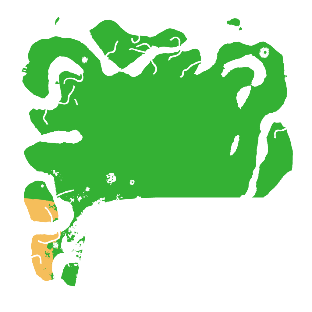 Biome Rust Map: Procedural Map, Size: 4600, Seed: 6999