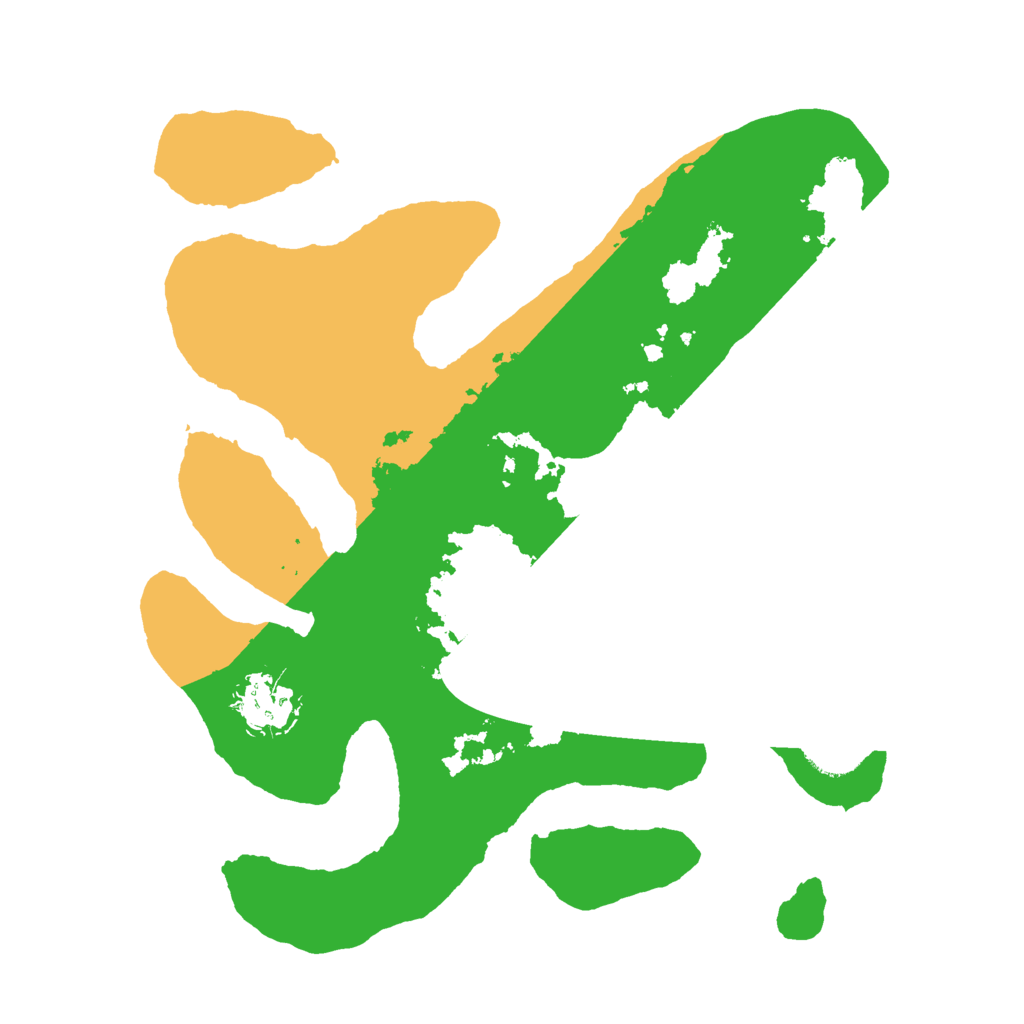 Biome Rust Map: Barren, Size: 3000, Seed: 200374