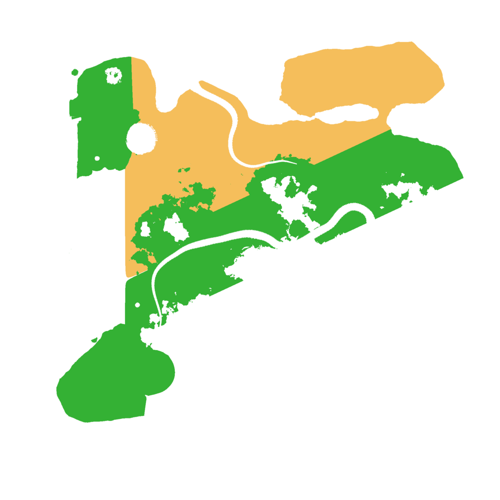 Biome Rust Map: Procedural Map, Size: 3000, Seed: 3838