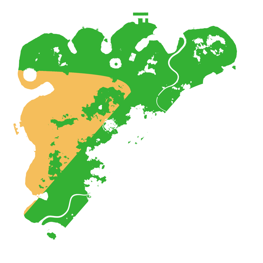 Biome Rust Map: Procedural Map, Size: 3500, Seed: 780834473