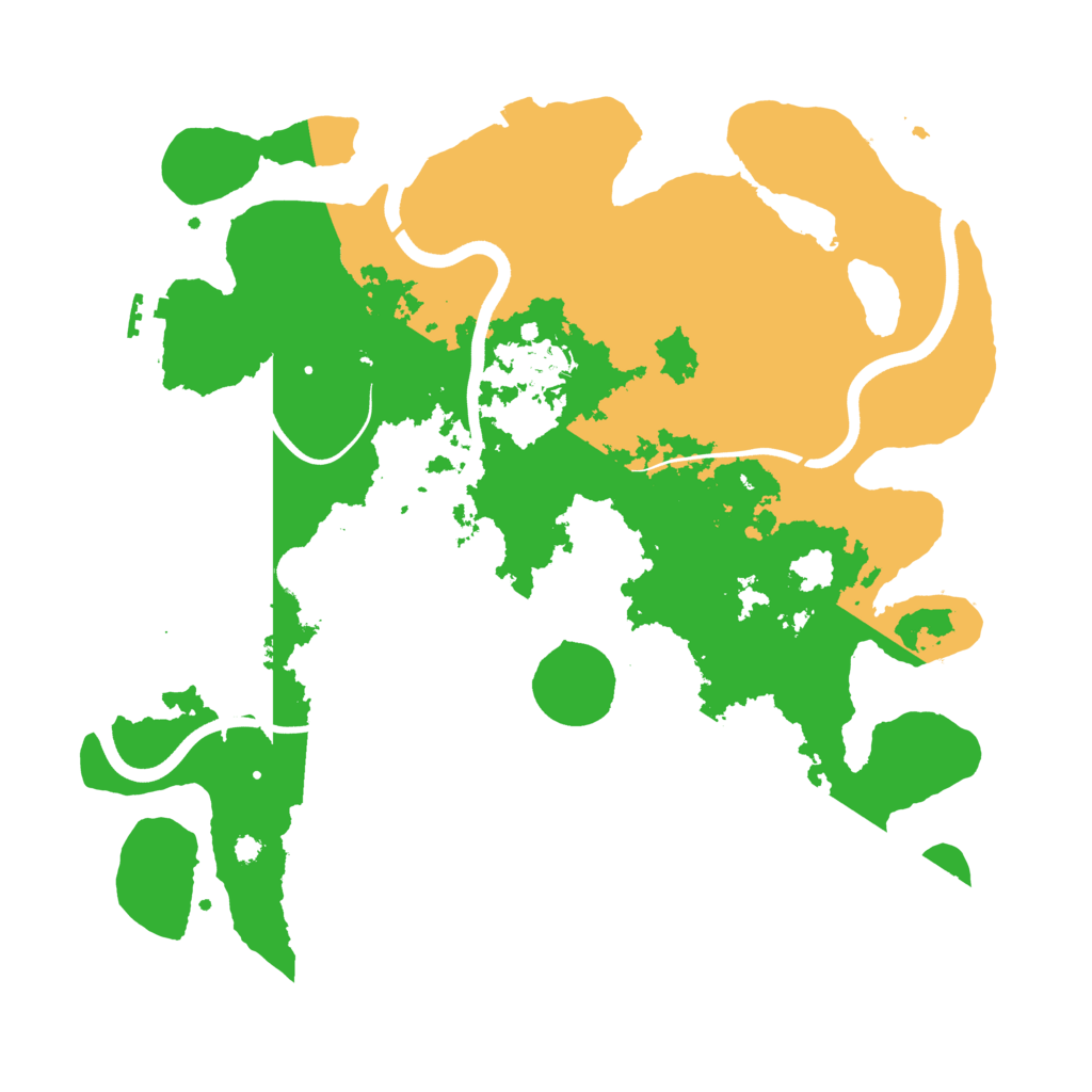 Biome Rust Map: Procedural Map, Size: 3700, Seed: 7218016