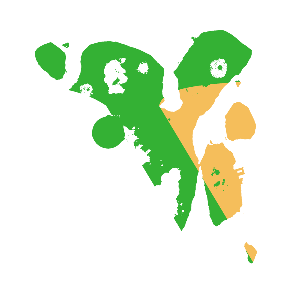 Biome Rust Map: Procedural Map, Size: 2500, Seed: 1029384756