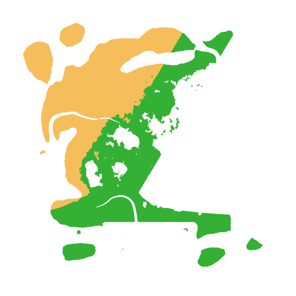 Biome Rust Map: Procedural Map, Size: 3000, Seed: 578077710