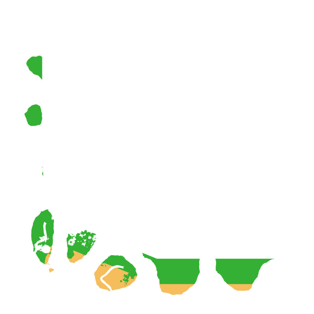 Biome Rust Map: Procedural Map, Size: 3400, Seed: 5423