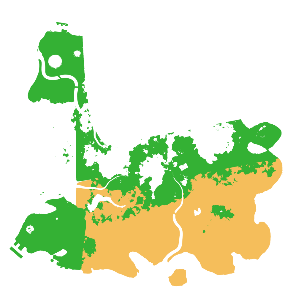Biome Rust Map: Procedural Map, Size: 4000, Seed: 15908889