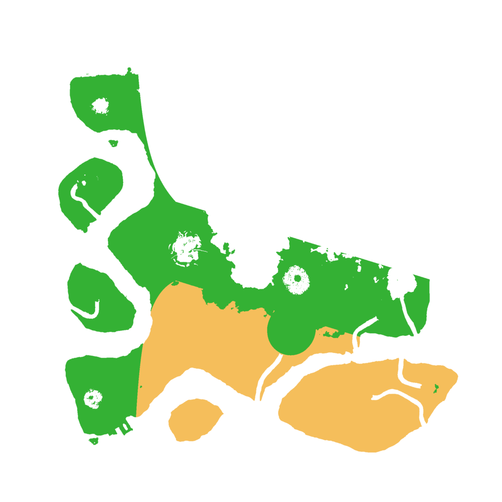 Biome Rust Map: Procedural Map, Size: 2850, Seed: 13825