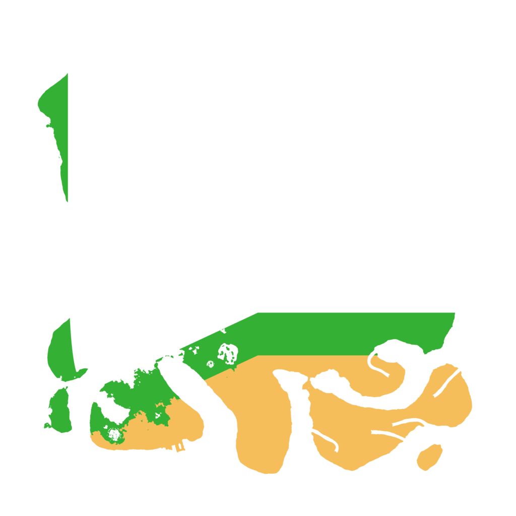 Biome Rust Map: Procedural Map, Size: 3700, Seed: 48917354